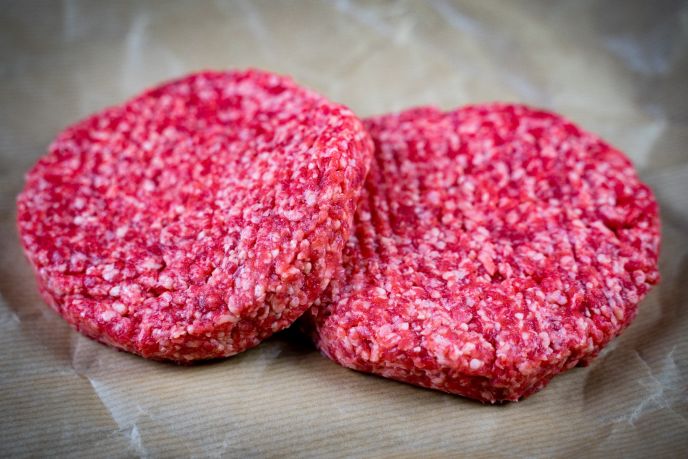 Dubbeldoel Runder hamburger