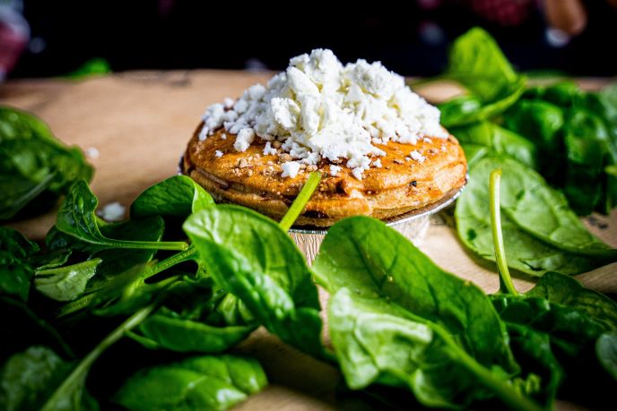 Biologische Spinazie Feta Pie